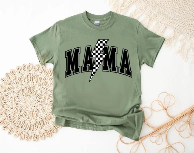 トップス mama MAMA Short-Sleeved Fine-Knit Top - Gray melange - Ladies